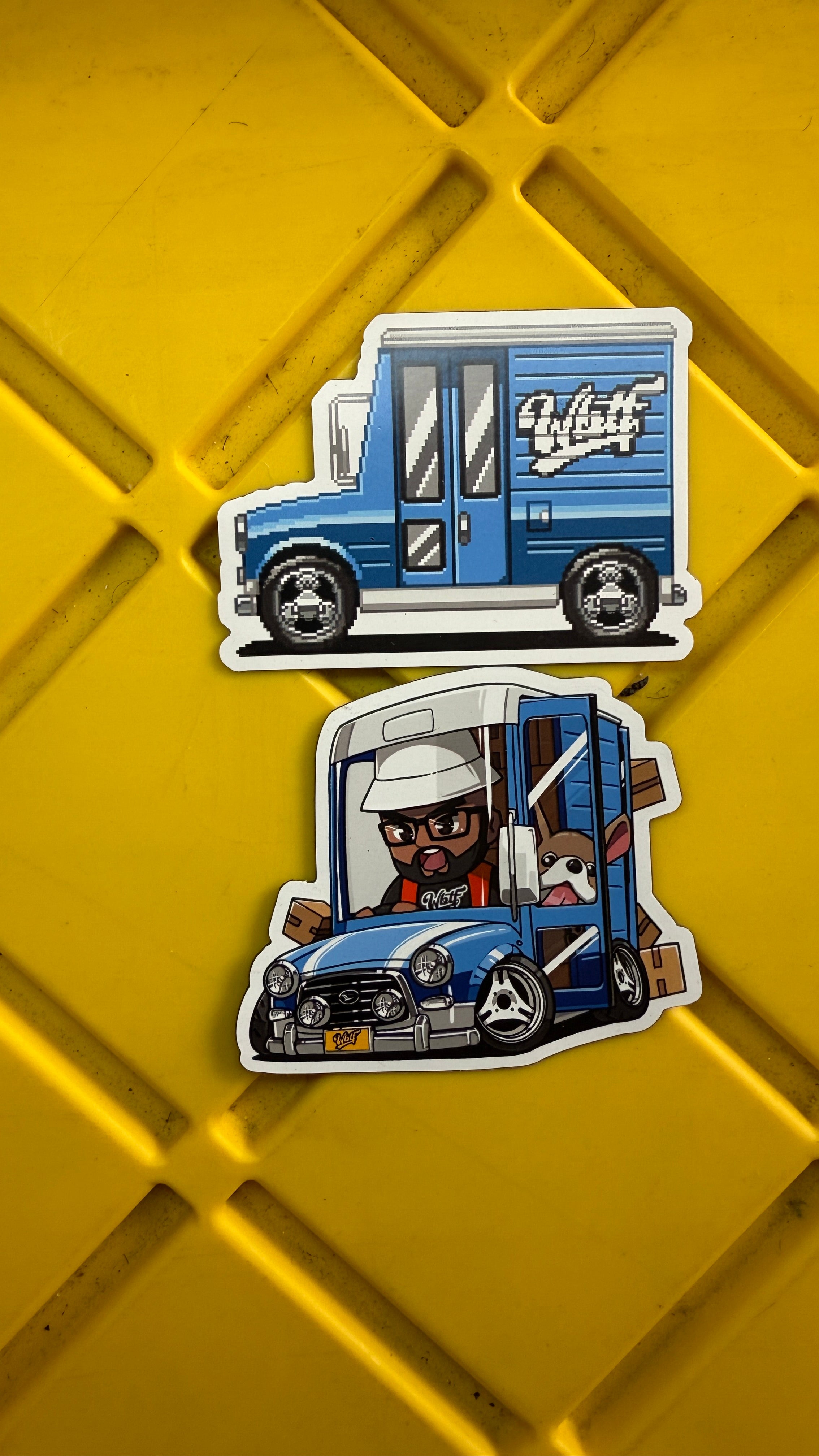 🫐🍋 Magnet + Sticker Bundle