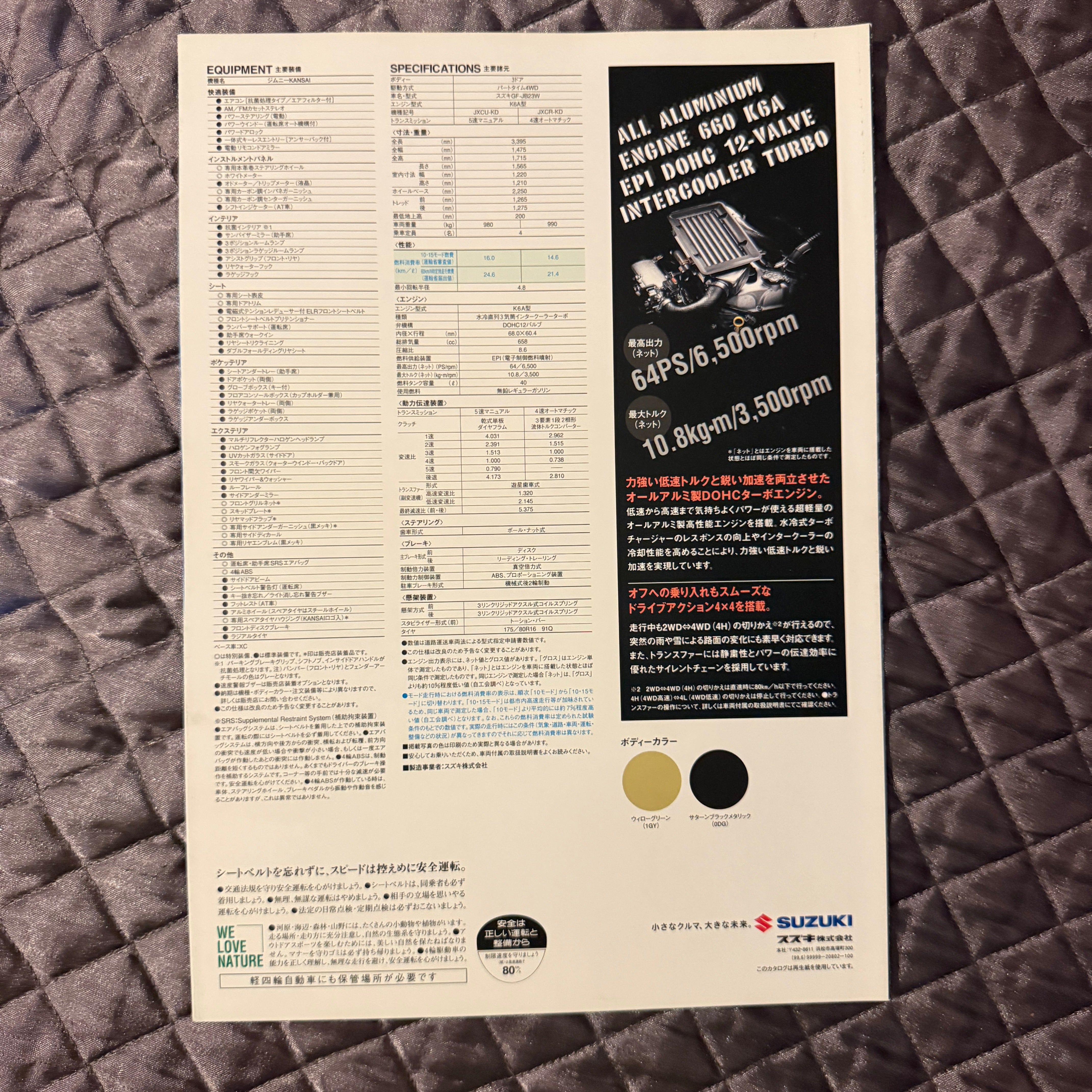 Suzuki Jimny Kansai Catalog