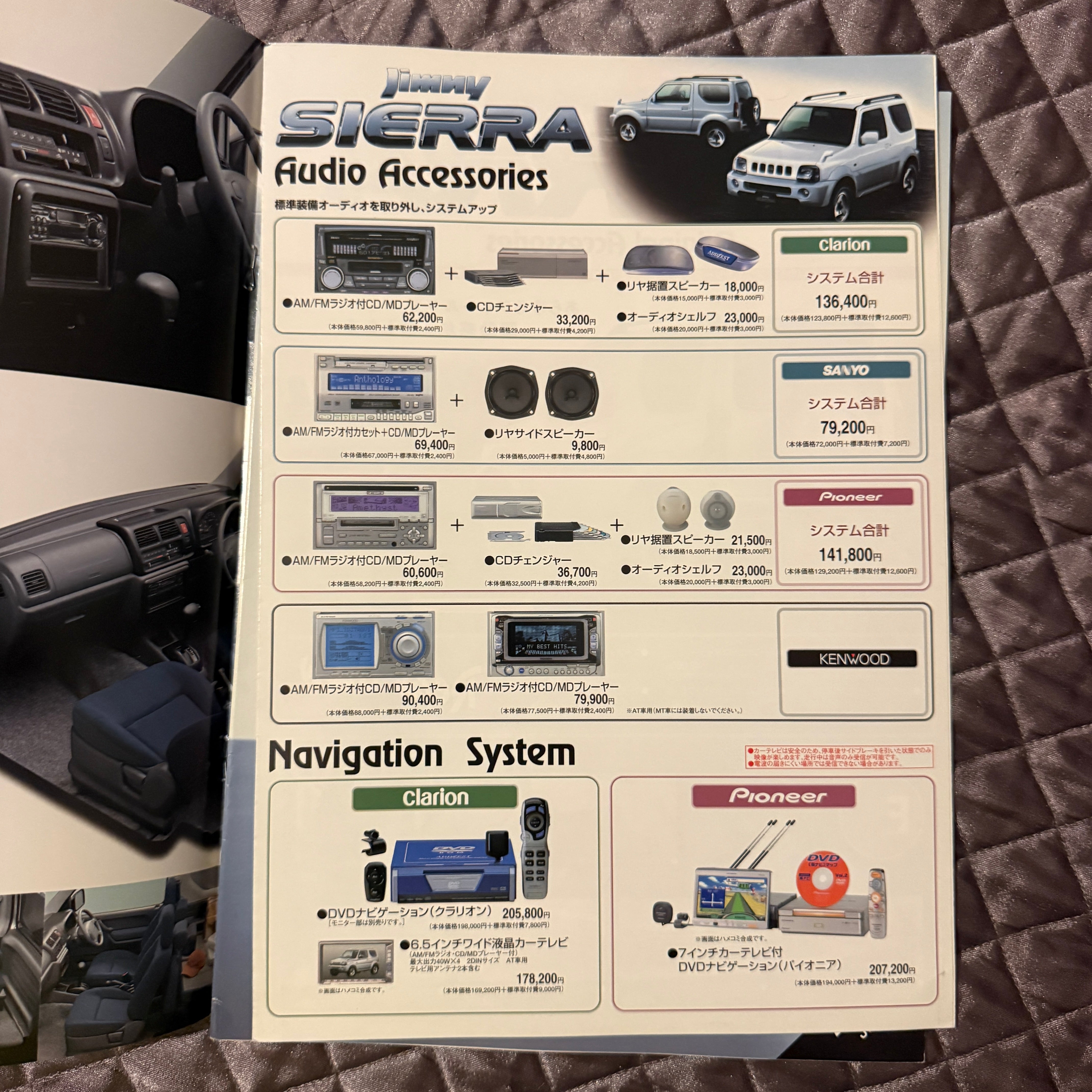 Suzuki Jimny Sierra Catalog