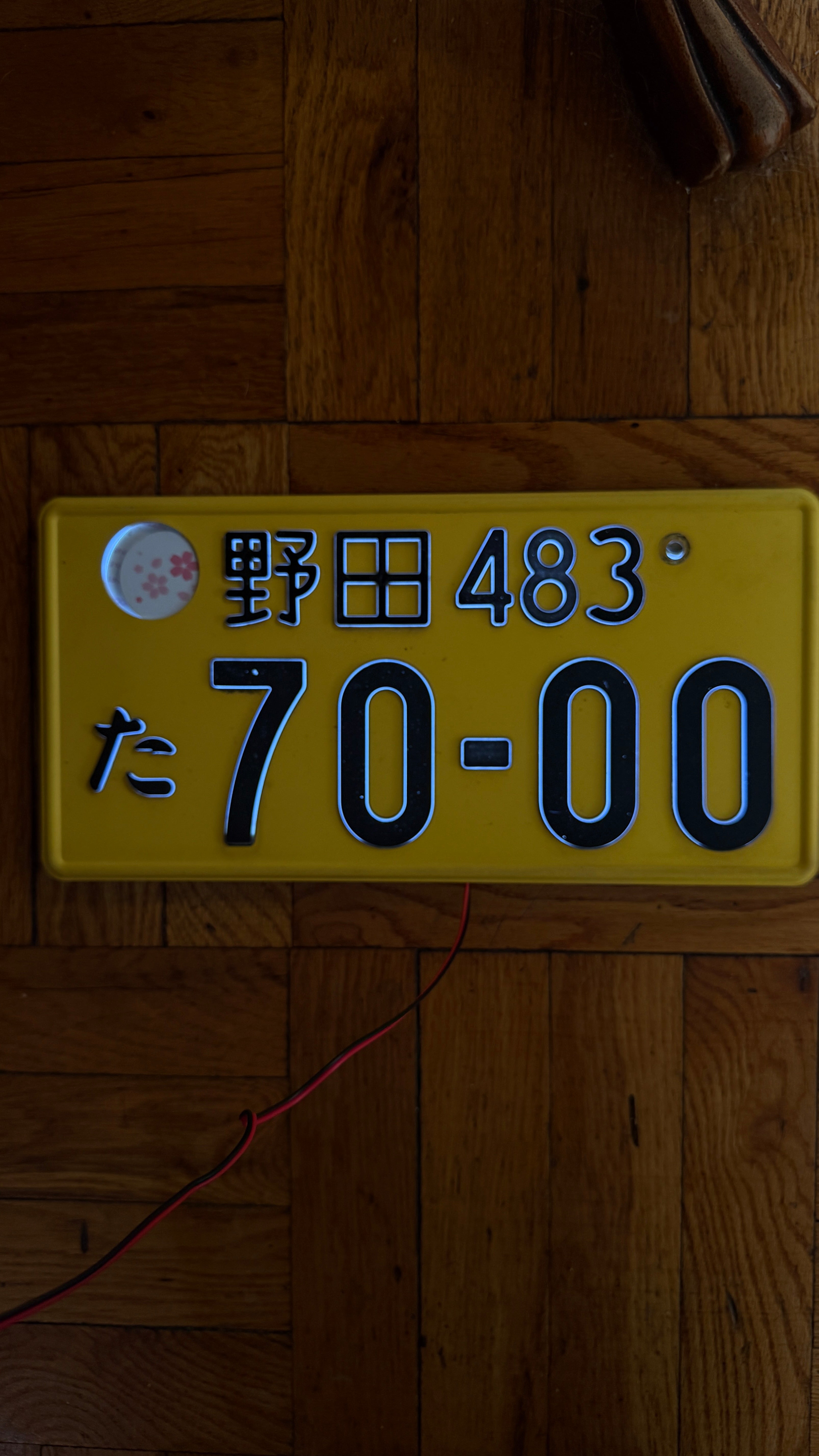 Authentic JDM KEI GLOW Plates