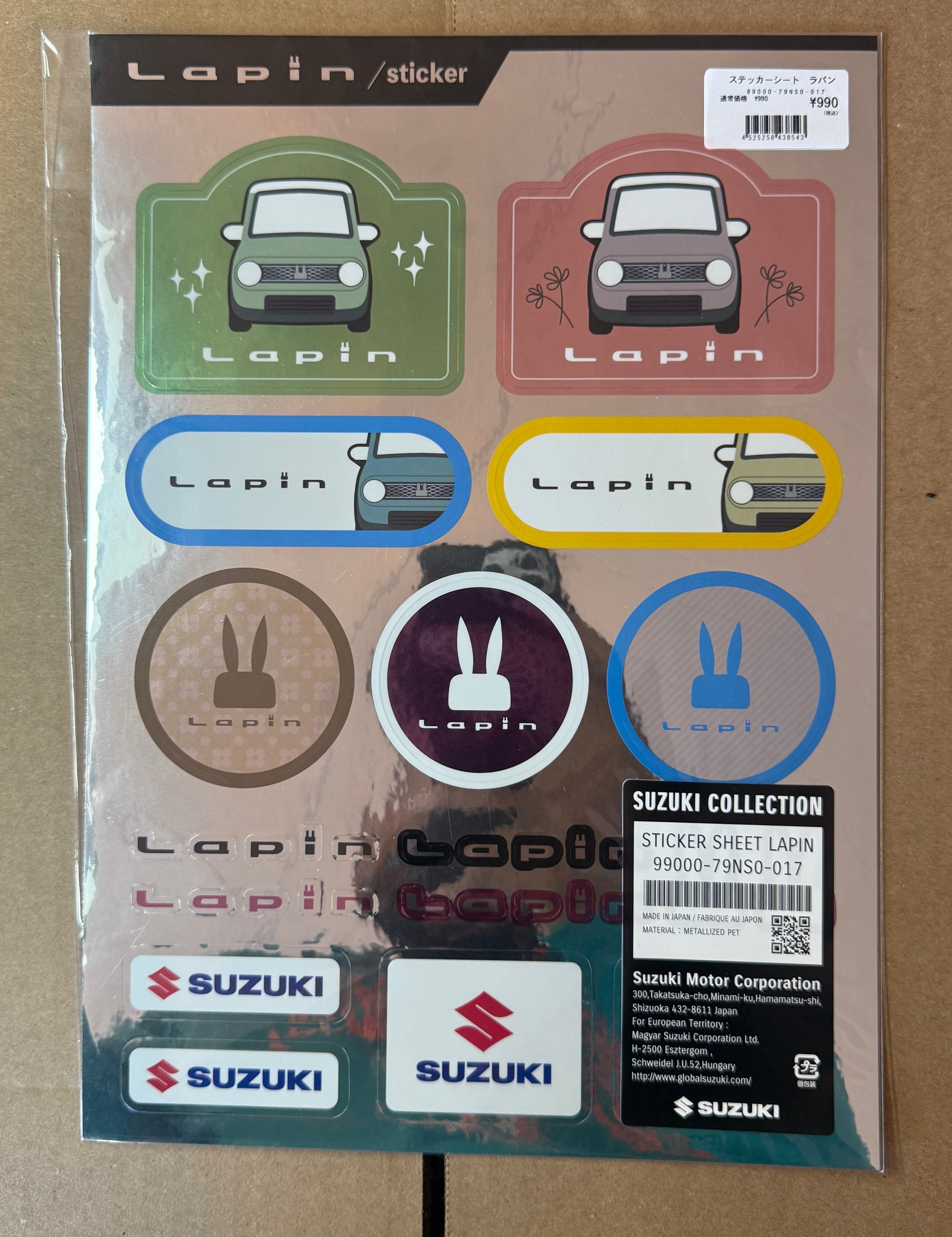 Suzuki Lapin Sticker Pack
