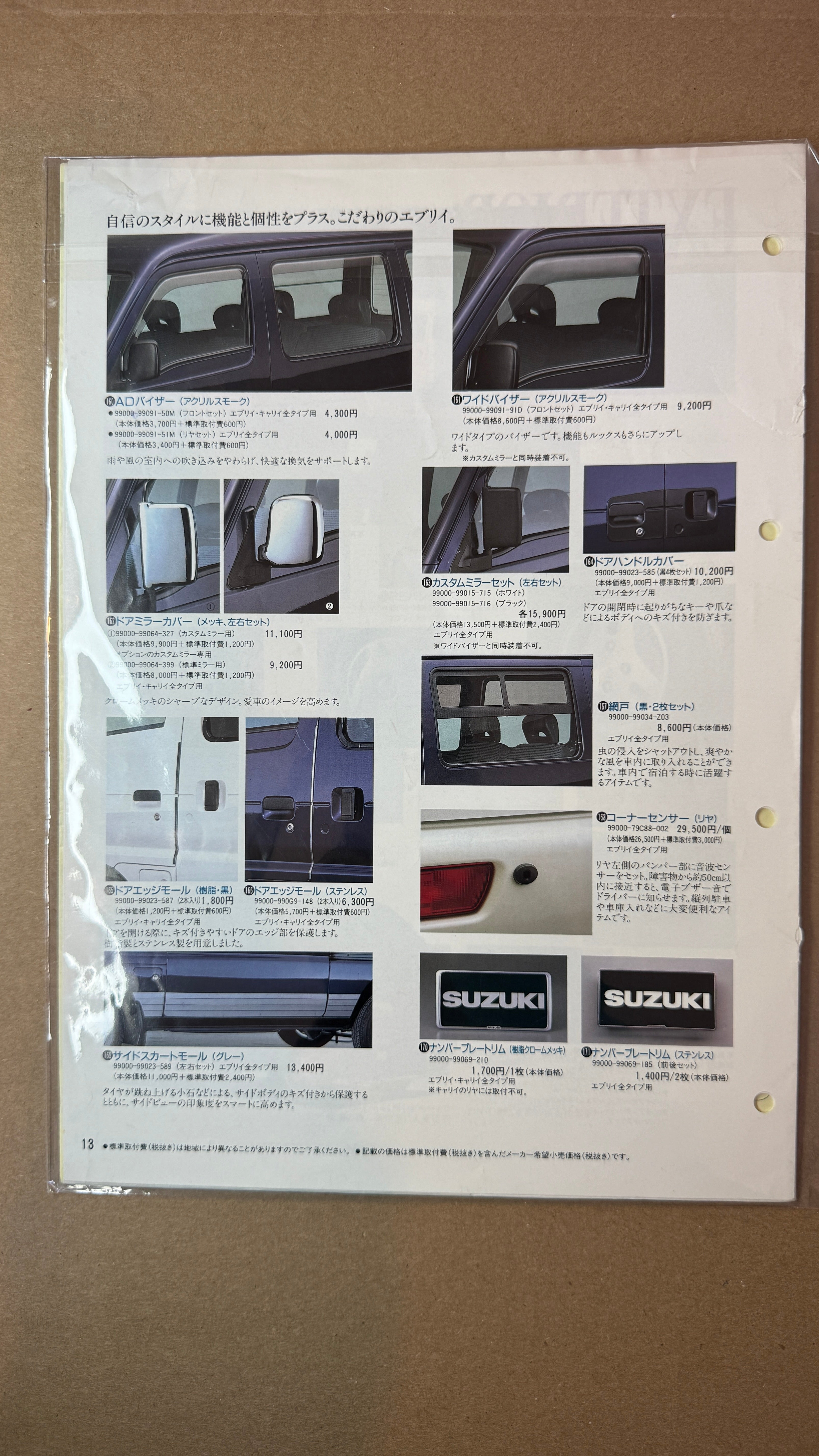 Suzuki Every/Carry Catalog