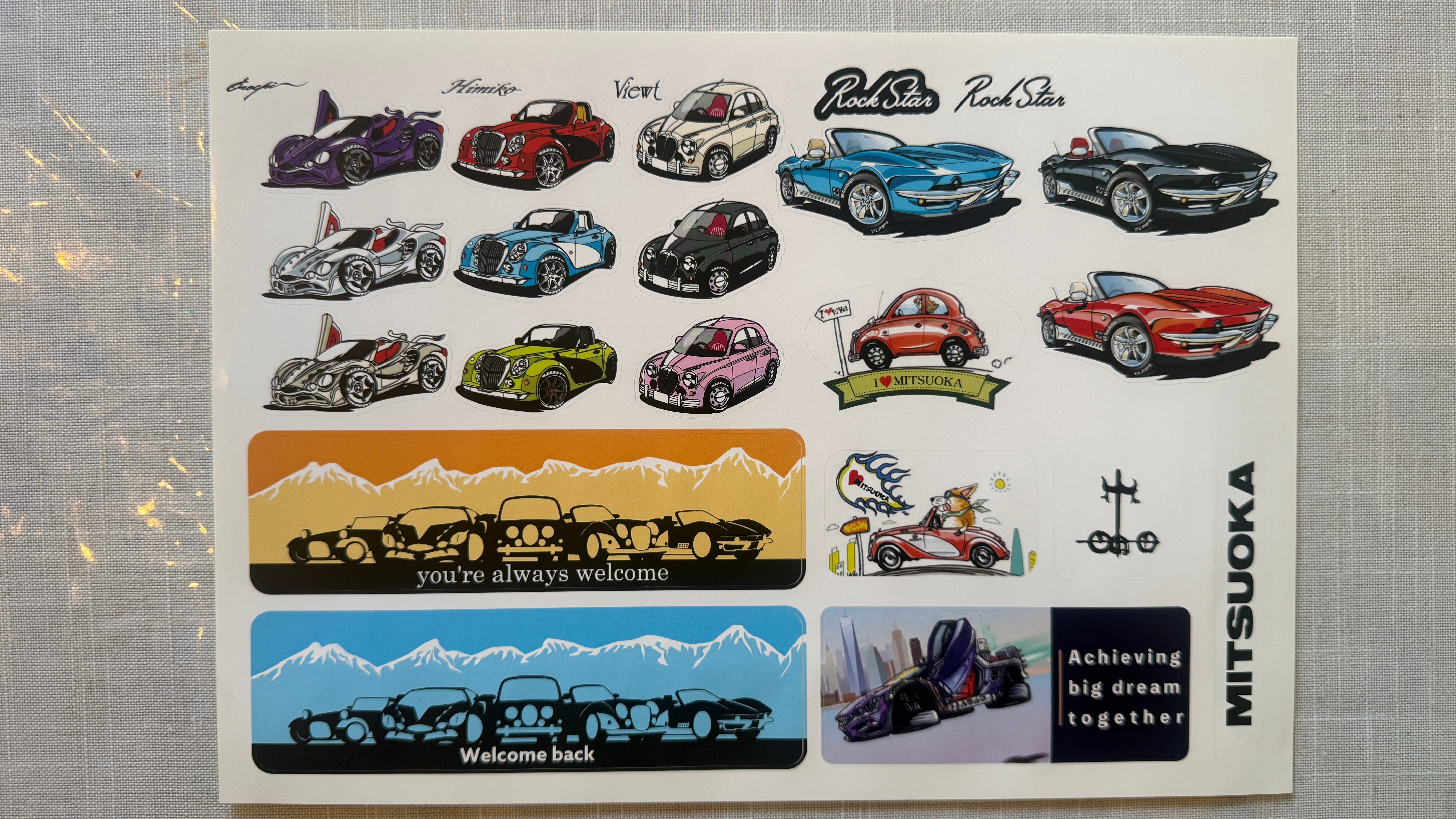 Mitsuoka Sticker Pack