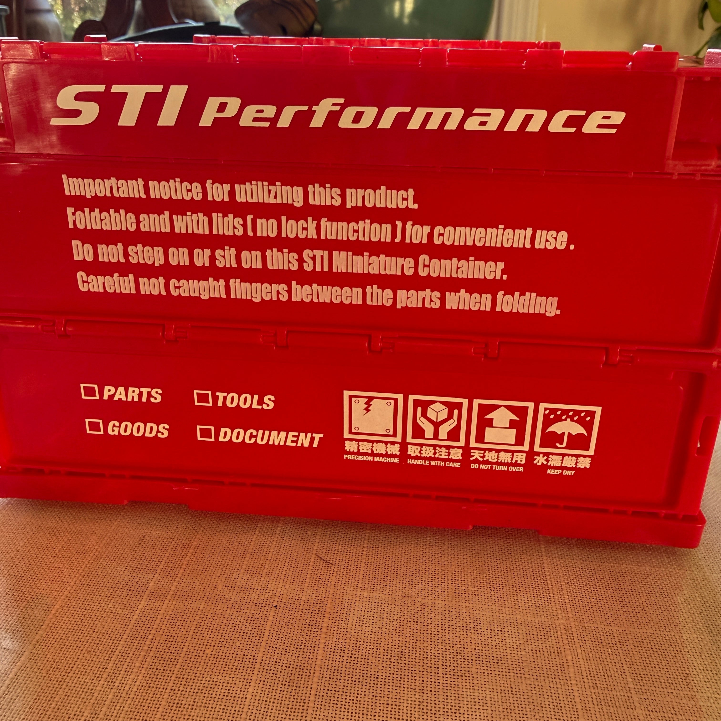 Subaru STI Mini Folding Container