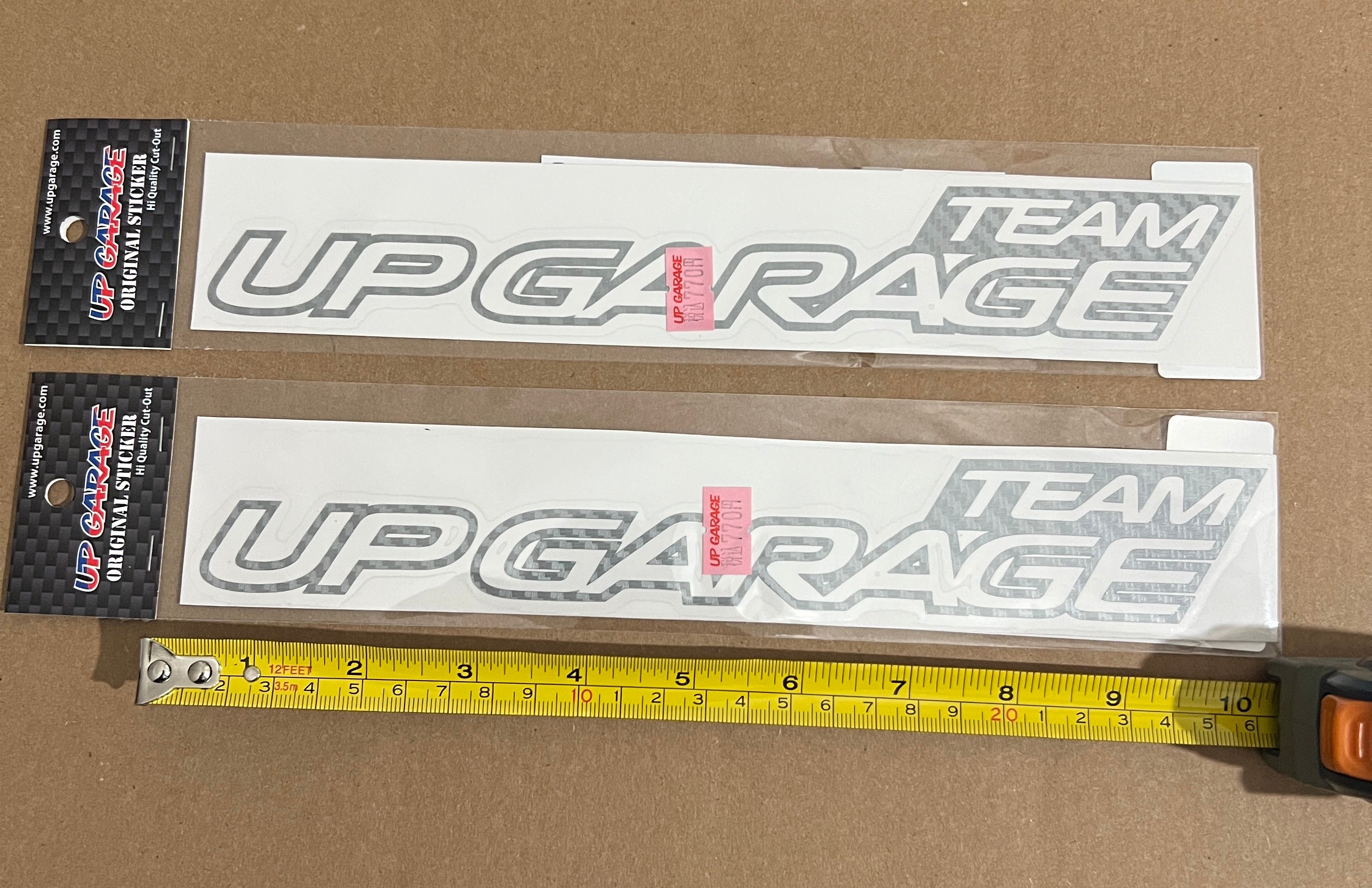 LARGE Grey Team Upgarage Sticker